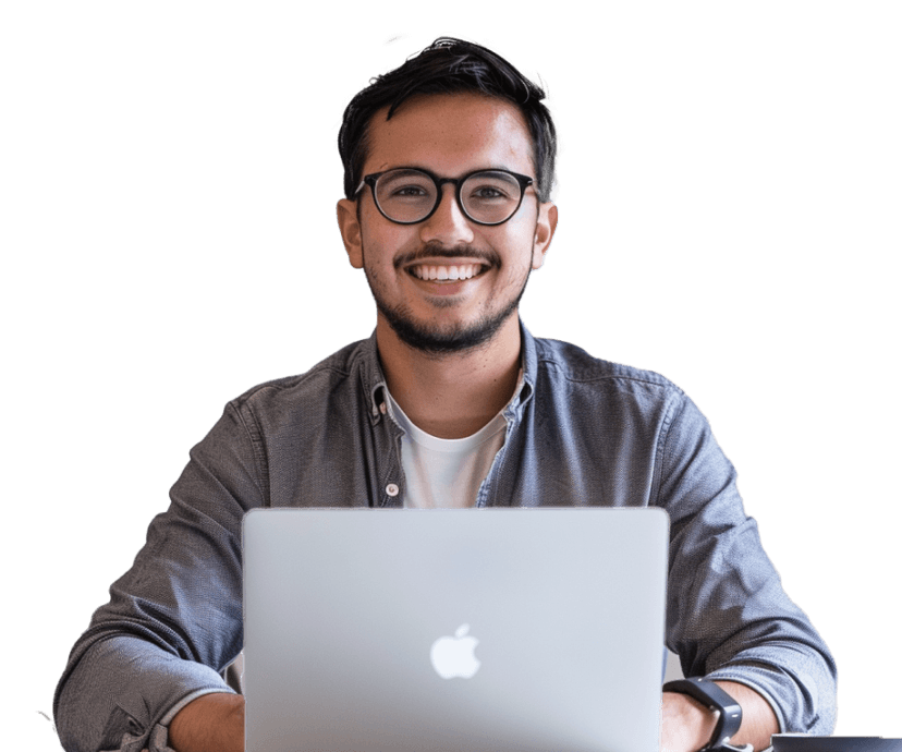 Man with Mac